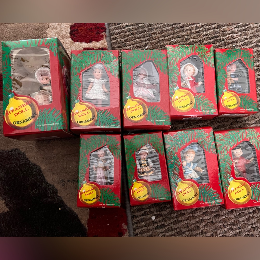 9 Effanbee ornaments